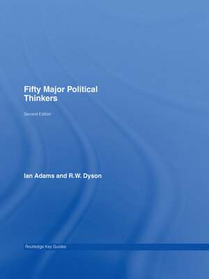 cover image of Fifty Major Political Thinkers